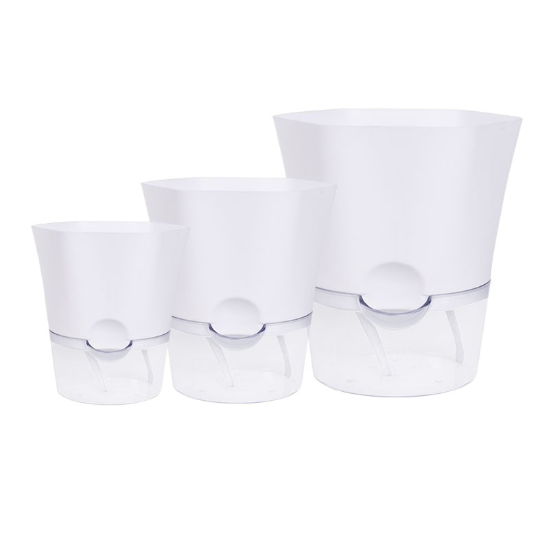 Pot De Plantes Avec Réservoir D' Eau - Pot De Fleurs Auto-Irrigant Pour Plantes D' Intérieur