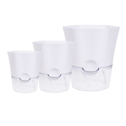 Pot De Plantes Avec Réservoir D' Eau - Pot De Fleurs Auto-Irrigant Pour Plantes D' Intérieur