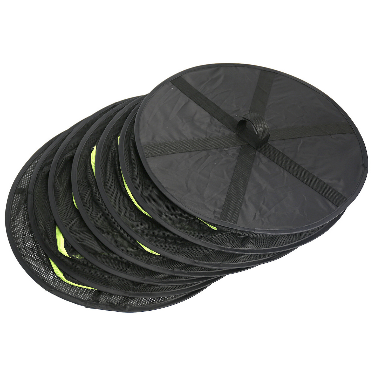 Chariot de Séchage Pliable pour les Fruits , les Légumes et les Herbes Aromatiques - Plateau en Filet à Plusieurs Niveaux pour un Séchage Rapide