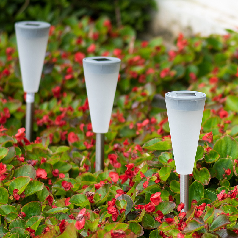 Lampe Solaire de Jardin à Led avec Changement de Couleur - Éclairage Extérieur Décoratif pour les Parterres de Fleurs et les Allées