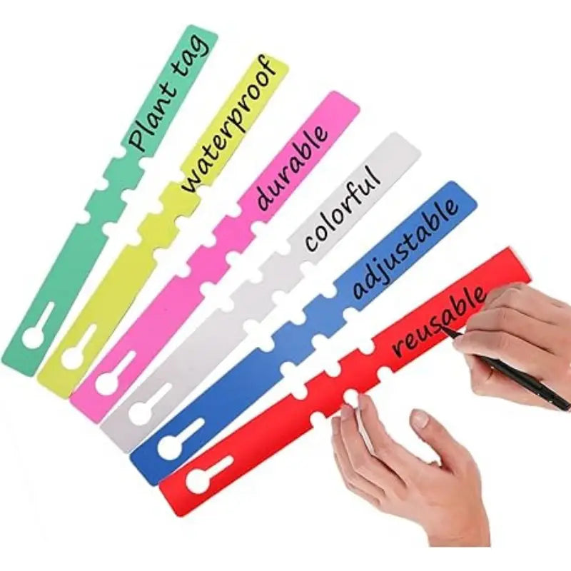 Étiquettes Végétales Réutilisables en Plastique pour le Jardin et le Marquage des Arbres