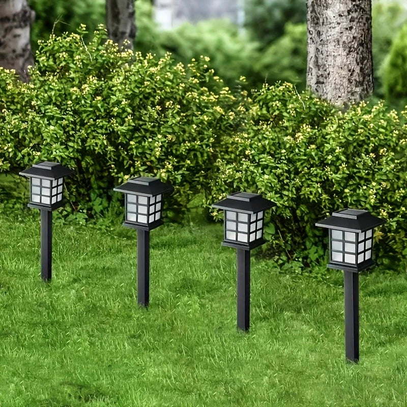 Lampes Solaires de Jardin Style Lanterne - Eclairage D' Allée à Led Étanche pour L' Extérieur