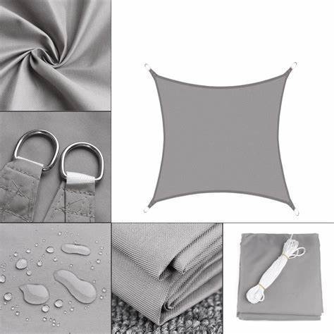Voile D' Ombrage Rectangulaire - Voile D' Ombrage Résistante aux Uv avec Corde