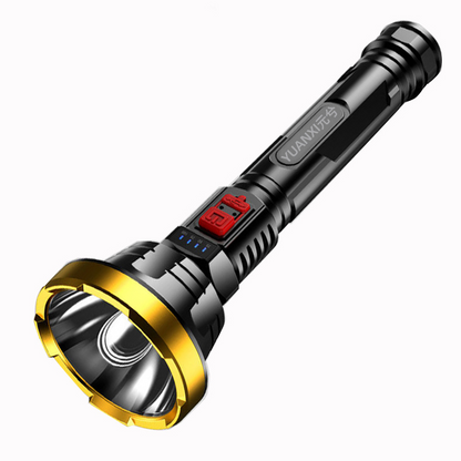 Lampe de Poche Led 90000lm - Projecteur de Recherche Tactique avec Charge Usb et Éclairage Super Lumineux