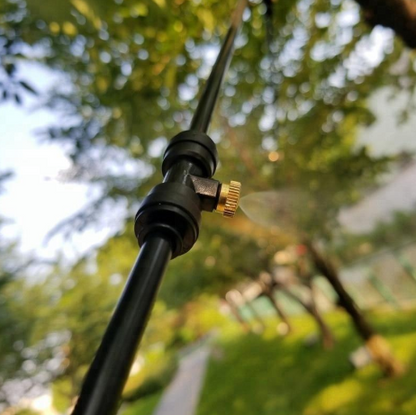 Système D' Arrosage pour le Jardin - Kit D' Arrosage Goutte-à-goutte avec Tête de Pulvérisation Réglable et Accessoires