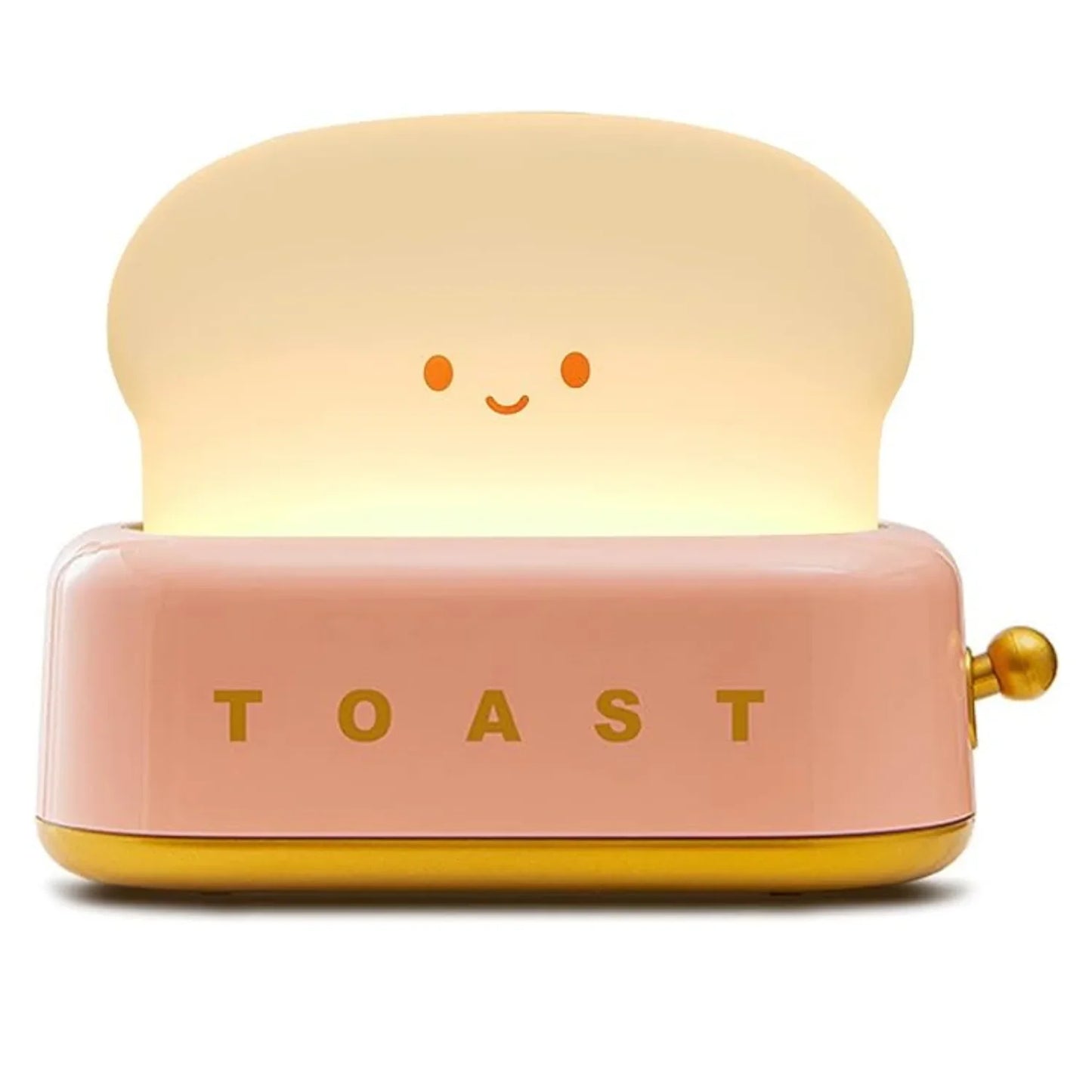 Lampe de Chevet Ombragée - Kawaii Toast Lampe Led pour un Éclairage Confortable