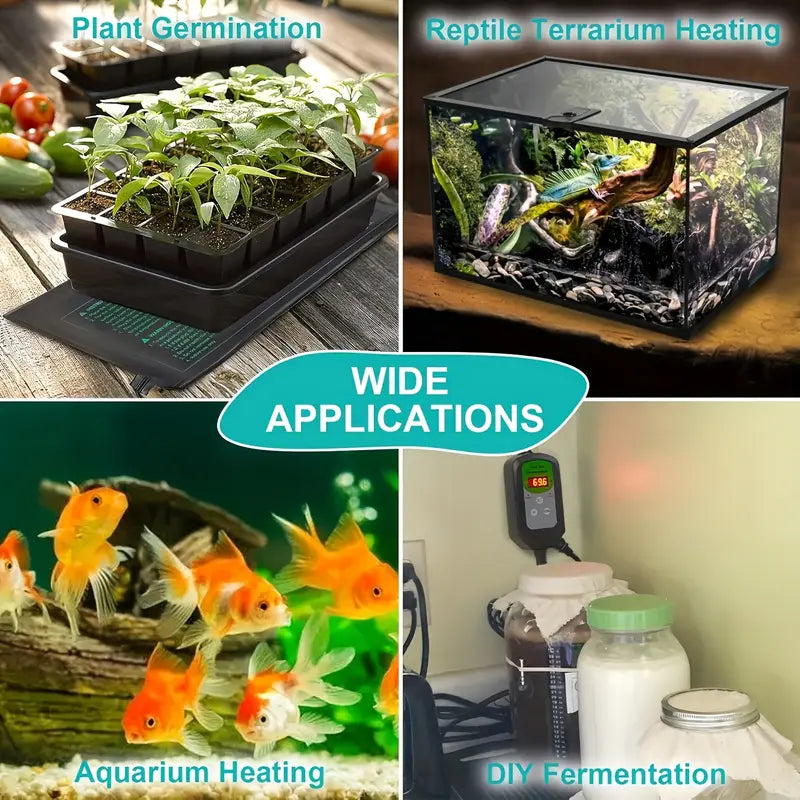 Natte Chauffante pour Semis de Plantes - Régulation de la Température pour une Germination et une Croissance Plus Rapides