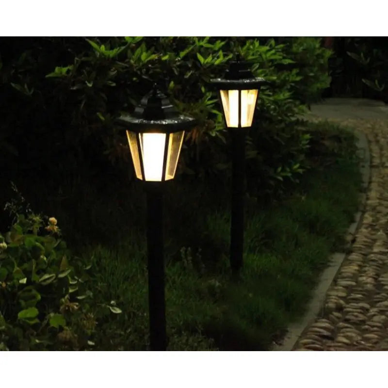 Lanterne Solaire De Jardin Avec LED - Éclairage Extérieur Pour Terrasse Et Jardin En Design De Lampe Classique