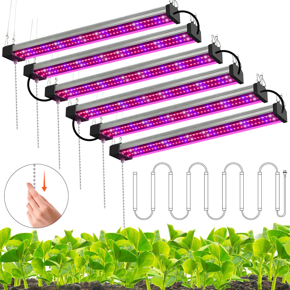 Lampe à LED pour Plantes avec Éclairage Plein - Spectre et Interrupteur à Tirette pour une Croissance Optimale des Plantes