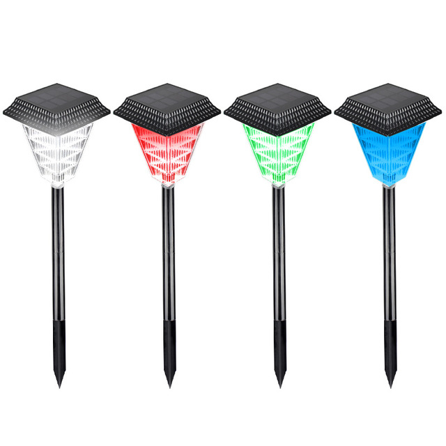 Lampes D' Allée Solaires à Led avec Effet de Lumière Cristalline - Éclairage Extérieur Étanche pour le Jardin et L' Allée