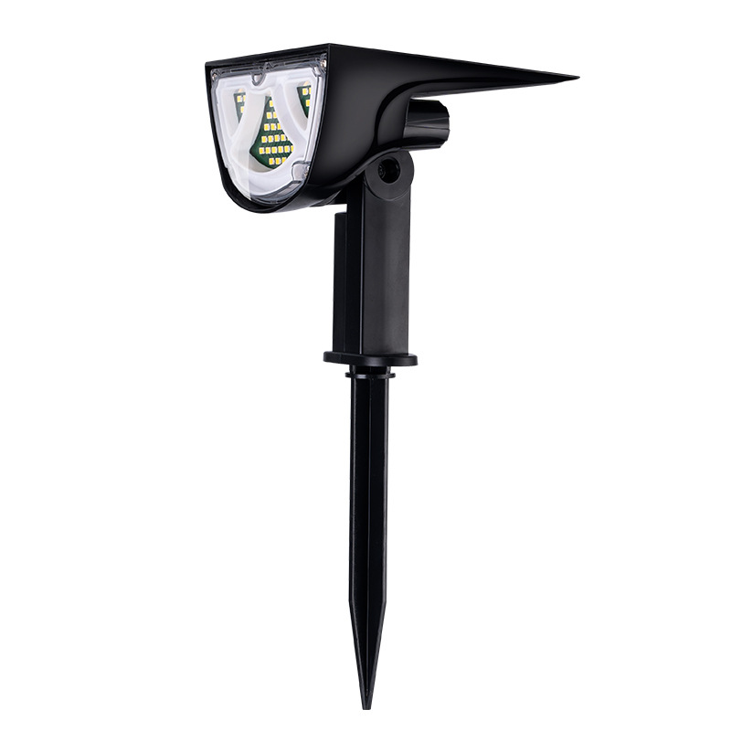Solar LED Spot - Éclairage Extérieur avec Plaque Solaire pour le Jardin et les Chemins