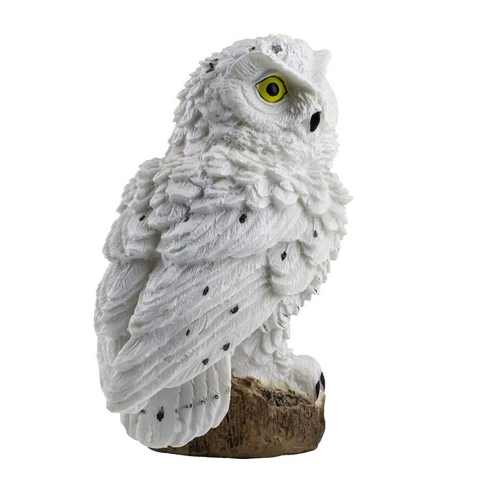 Lampe Solaire de Jardin Hibou - Lampe D' Extérieur à Led pour le Jardin , la Terrasse et le Balcon , Résistante aux Intempéries