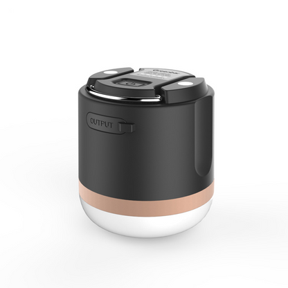 Lampe de Camping LED Portable avec Powerbank - Rechargeable , Connexion Usb , pour L' Extérieur et les Urgences