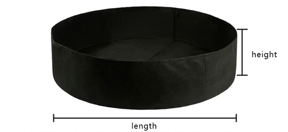 Sachet Rond pour la Croissance des Plantes - Conteneur de Jardinage pour une Croissance Facile des Plantes