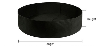 Sachet Rond pour la Croissance des Plantes - Conteneur de Jardinage pour une Croissance Facile des Plantes