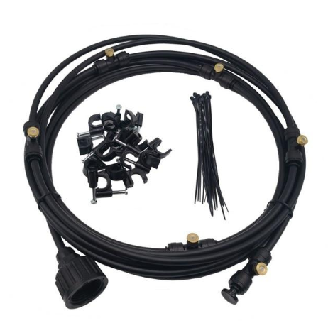 Système D' Arrosage pour le Jardin - Kit D' Arrosage Goutte-à-goutte avec Tête de Pulvérisation Réglable et Accessoires