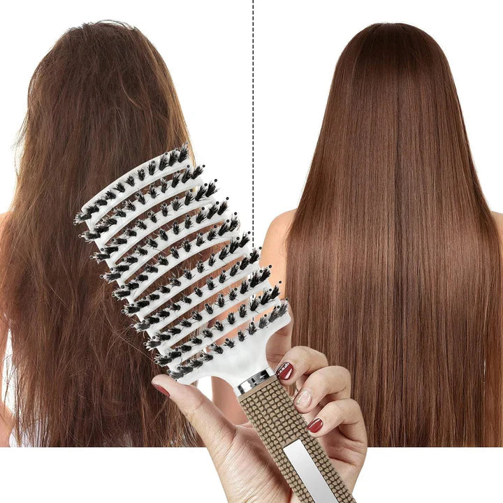 Brosse à Cheveux Sans Nœuds | pour un Démêlage Sans Effort