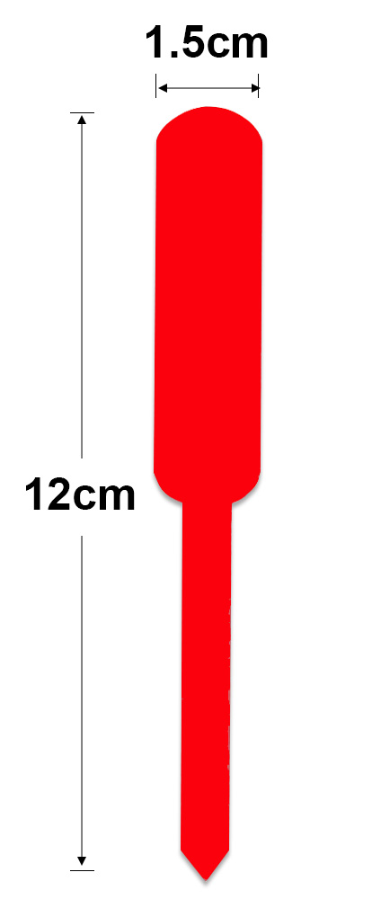 Plots Colorés en Plastique - Résistants aux Intempéries et Réinscriptibles