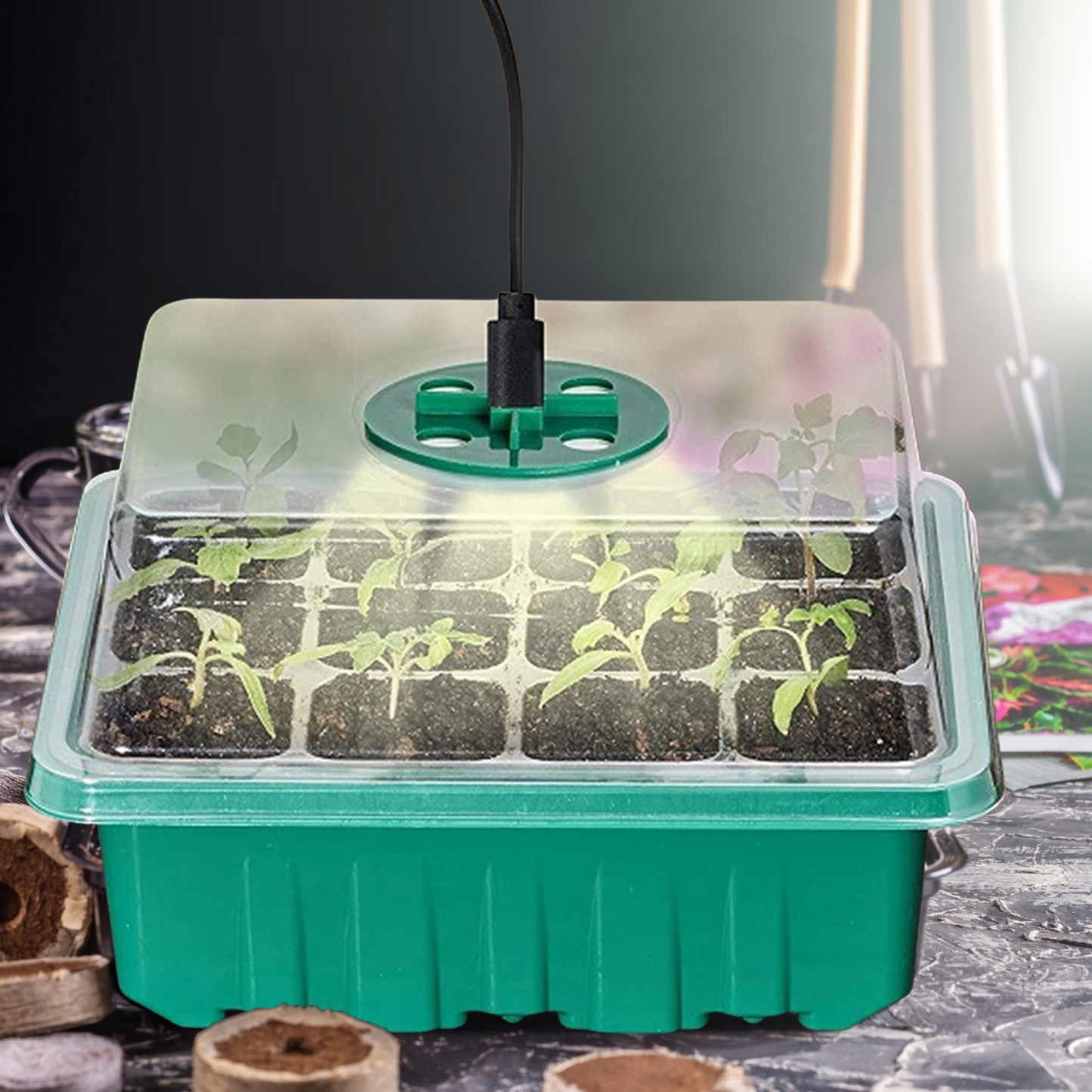 Kit De Culture Avec Lumière - Kit Complet Pour Réussir La Culture De Plantes