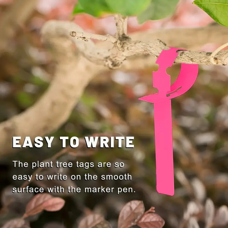 Étiquettes Végétales Réutilisables en Plastique pour le Jardin et le Marquage des Arbres