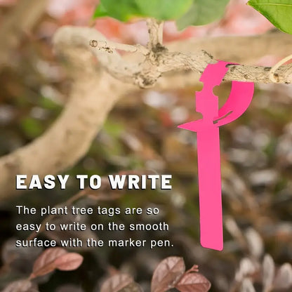 Étiquettes Végétales Réutilisables en Plastique pour le Jardin et le Marquage des Arbres