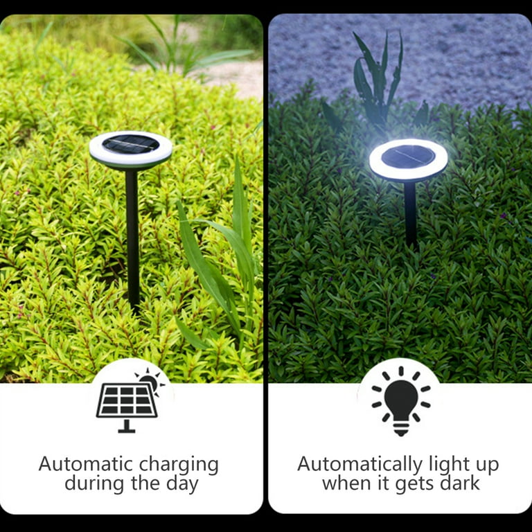 Lampes Solaires de Jardin avec Changement de Couleur - Spots de Sol à Led pour L' Extérieur et le Jardin