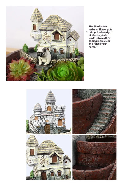 Pot De Fleurs Décoratif Succulent Pour Mini Jardin - Pot De Plantes Bonsaï Pour Micro-Paysage Et Jardin