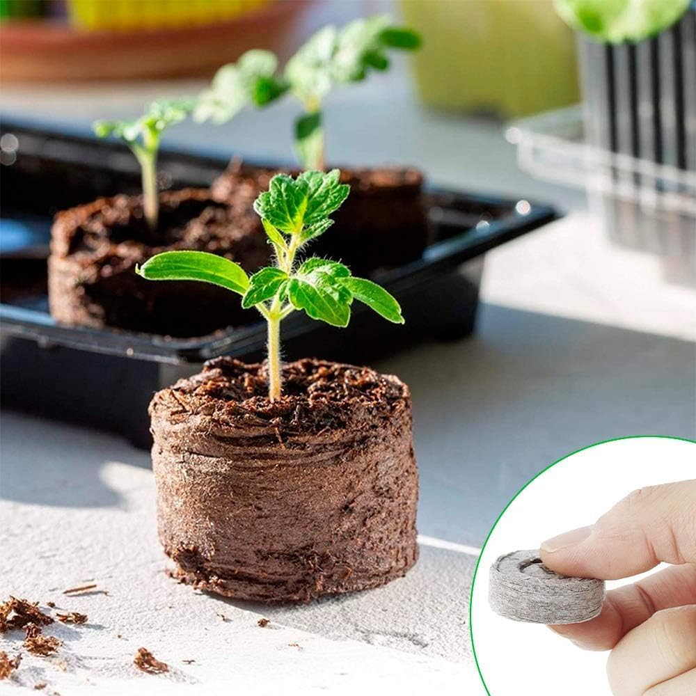 Pellets de Culture en Fibre de Coco et Tourbe - Starter pour Plantation de Graines