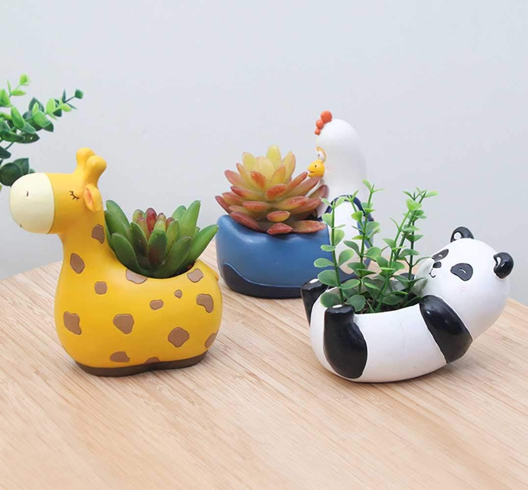 Potées Animales - Des Designs D' Animaux Amusants Pour Les Succulentes Et Les Cactus