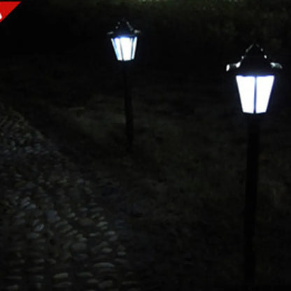 Lanterne Solaire De Jardin Avec LED - Éclairage Extérieur Pour Terrasse Et Jardin En Design De Lampe Classique