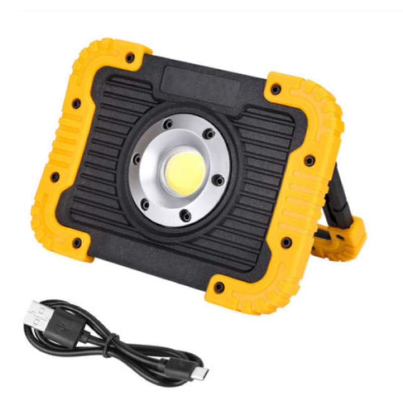 Lampes De Chantier À LED Rechargeables - Lampe De Travail Portable Avec USB Et Housse Robuste
