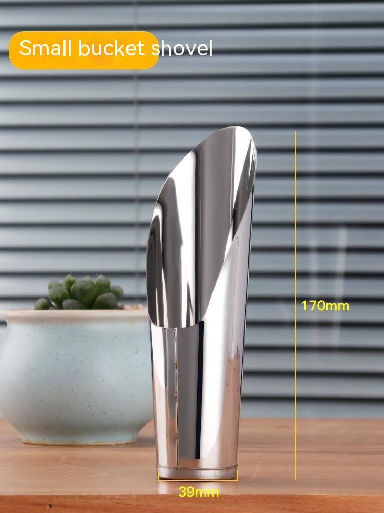 Pelle en Acier Inoxydable pour Terreau - Pelle à Plantes Robuste pour le Jardin et le Balcon