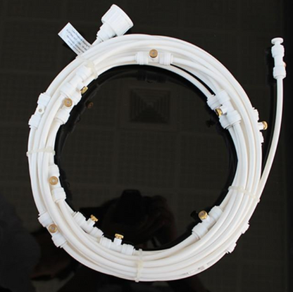 Système D' Arrosage pour le Jardin - Kit D' Arrosage Goutte-à-goutte avec Tête de Pulvérisation Réglable et Accessoires