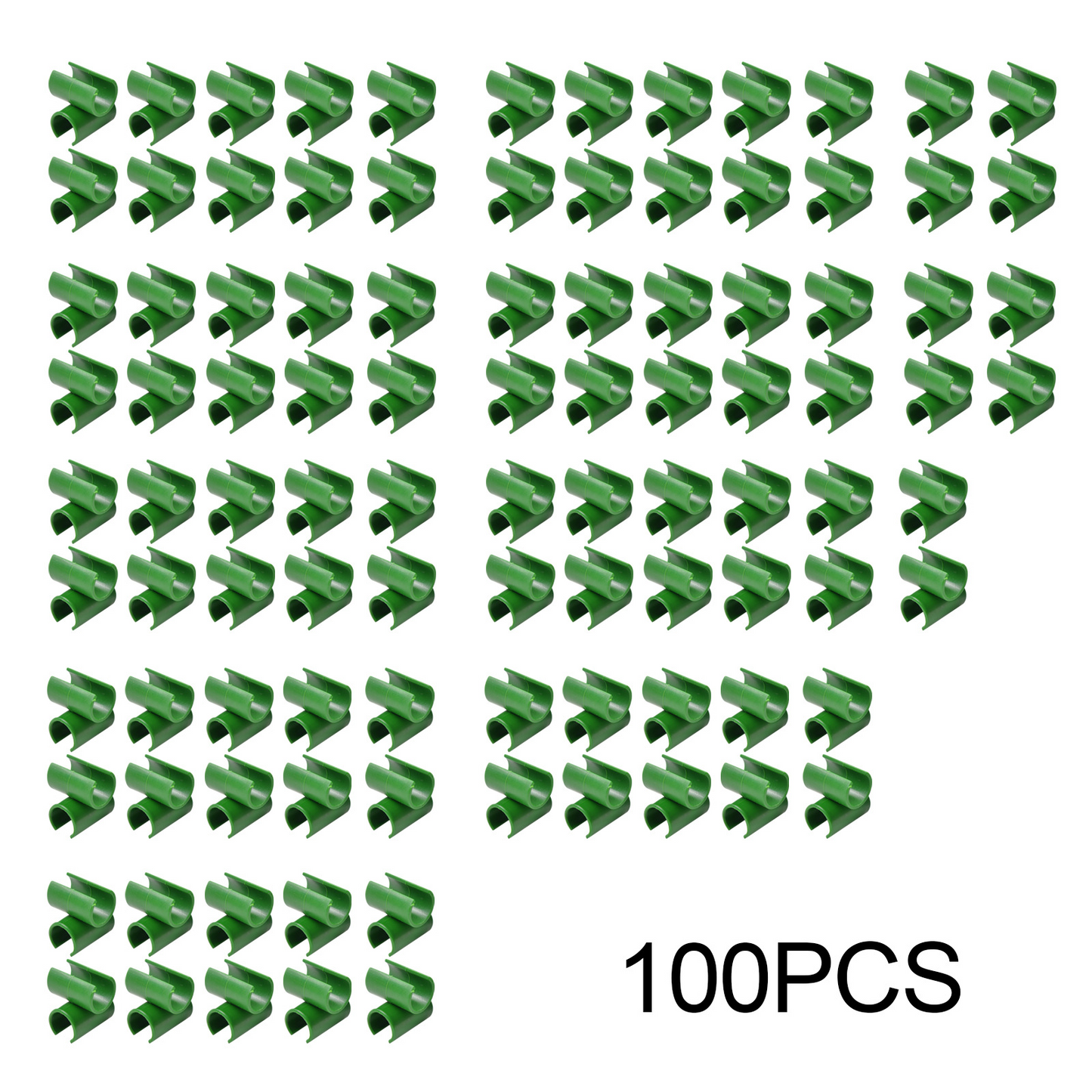 Clip De Support De Plantes Pour Clôtures De Jardin - Support Pratique À Clipser Pour Tuteurs Et Filet