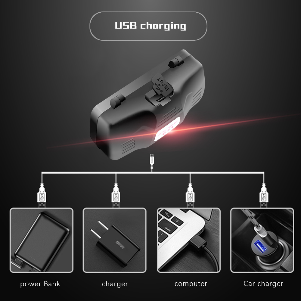 Lampe Frontale Led Rechargeable avec Lumière Blanche , Rouge et Verte - Lampe Frontale Puissante avec Usb et Batterie Rechargeable