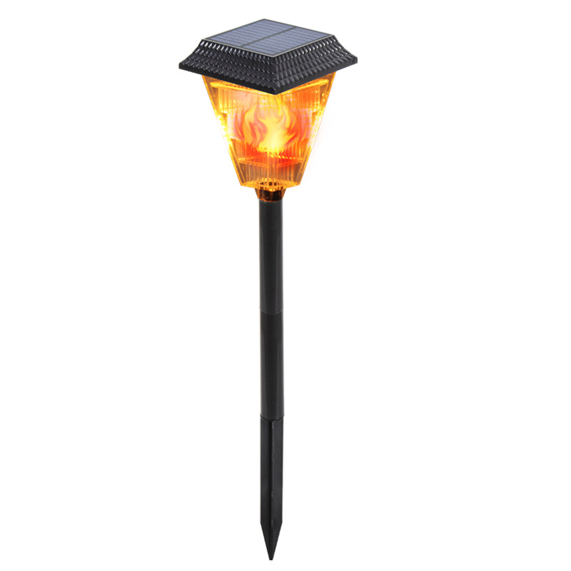 Lampes D' Allée Solaires à Led avec Effet de Lumière Cristalline - Éclairage Extérieur Étanche pour le Jardin et L' Allée