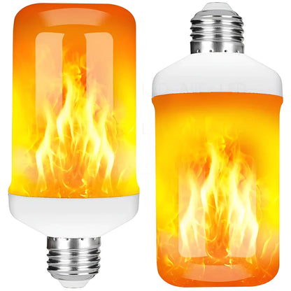 Lampe à Effet de Flamme - Ampoule Led 9w avec Effet de Flamme Réaliste