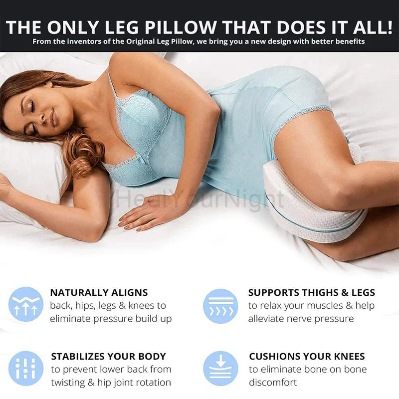 Coussin Ergonomique en Mousse à Mémoire de Forme pour les Jambes
