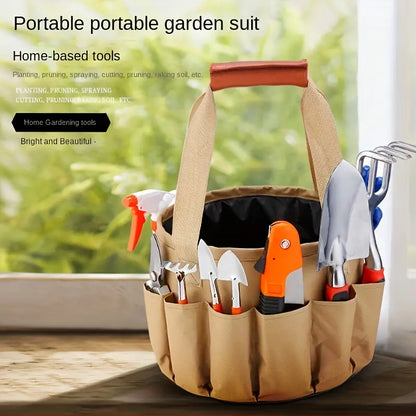 Set D' Outils de Jardinage avec Sac de Transport - Set de 10 Pièces pour L' Entretien du Jardin