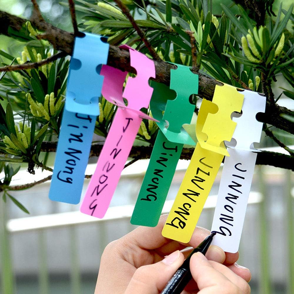 Étiquettes Végétales Réutilisables en Plastique pour le Jardin et le Marquage des Arbres