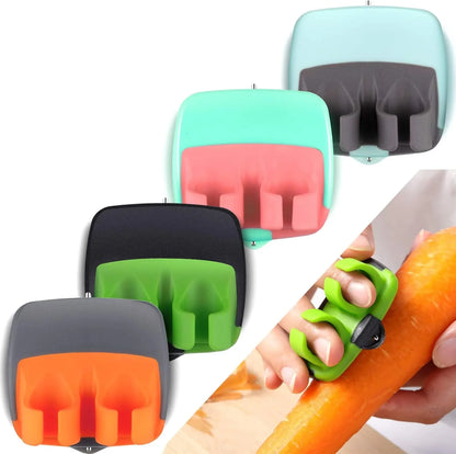 Set de 4 Éplucheurs à Doigts pour Légumes