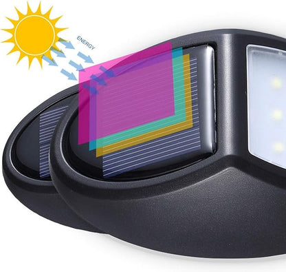 Lampe Murale Solaire à LED pour L' Extérieur - Résistante aux Intempéries , Économe en Énergie et avec Détecteur de Mouvement