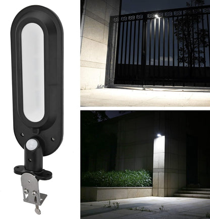 Applique Solaire Avec Détecteur De Mouvement - Éclairage Extérieur Led Pour Le Jardin Et La Terrasse