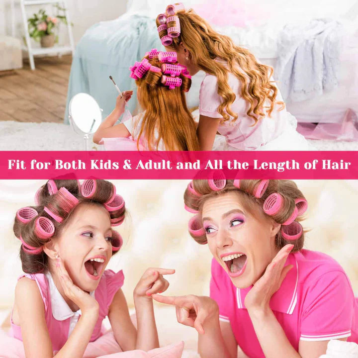 Bigoudis Autocollants | pour des Boucles Volumineuses et de Longue Durée