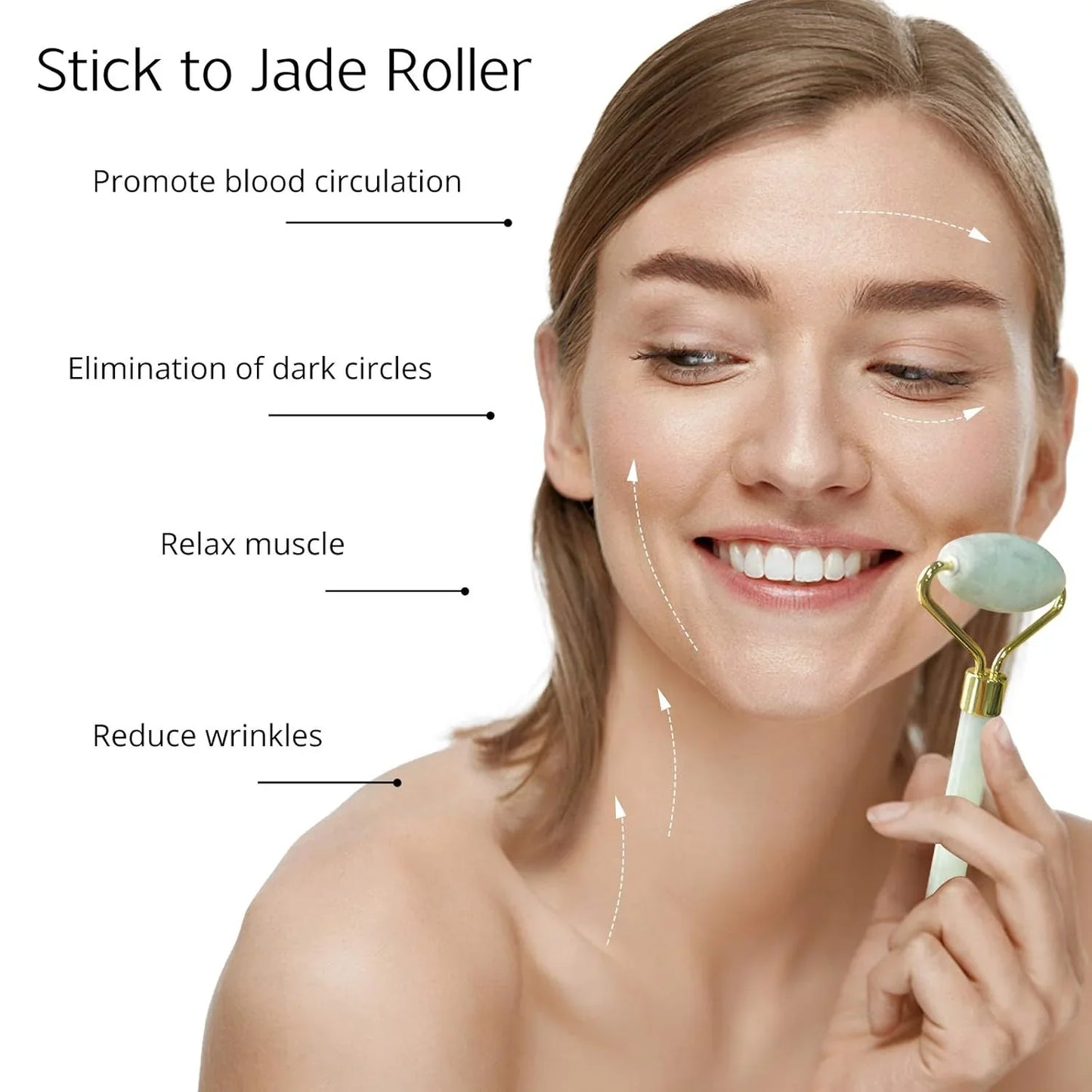 Instant Glow Gua Sha & Jade Roller Set | pour une Peau Éclatante et une Détente Naturelle