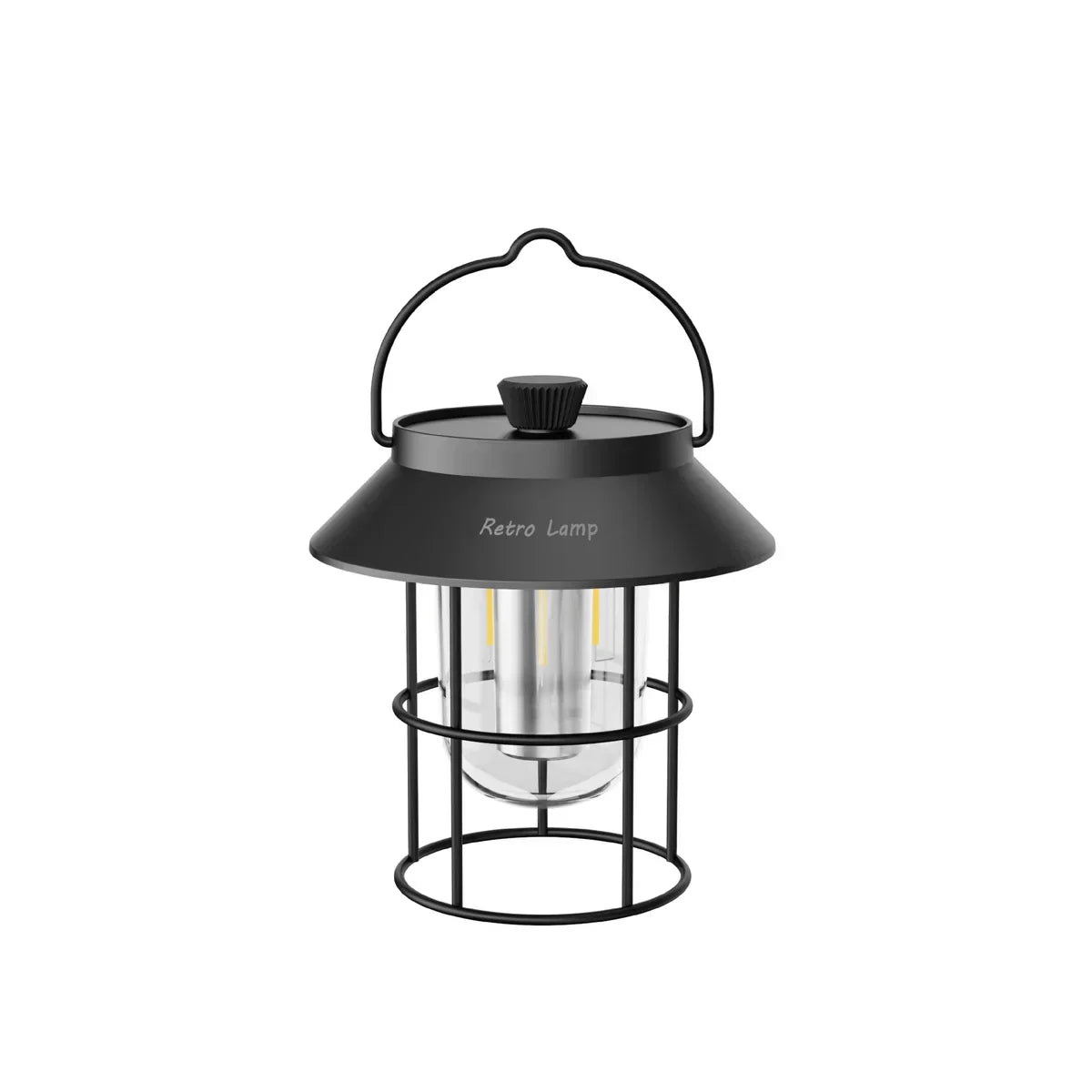 Lanterne de Camping à Led au Design Rétro - Lampe Portable pour L' Intérieur et L' Extérieur