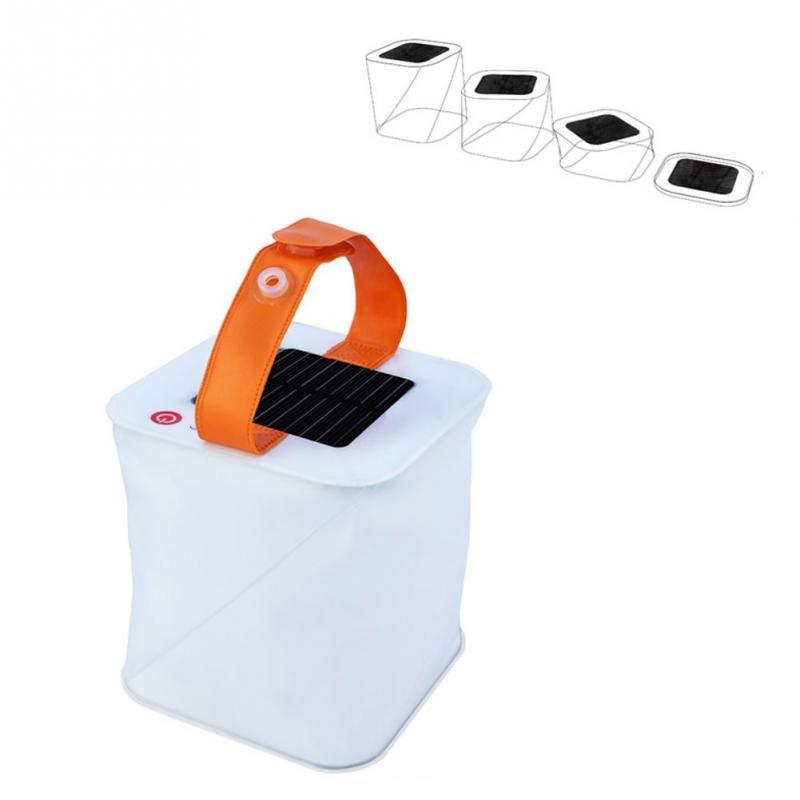 Lanterne Solaire à LED - Lampe de Camping Portable et Pliable Fonctionnant à L' Énergie Solaire pour les Activités de Plein Air