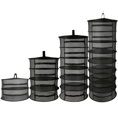 Chariot de Séchage Pliable pour les Fruits , les Légumes et les Herbes Aromatiques - Plateau en Filet à Plusieurs Niveaux pour un Séchage Rapide