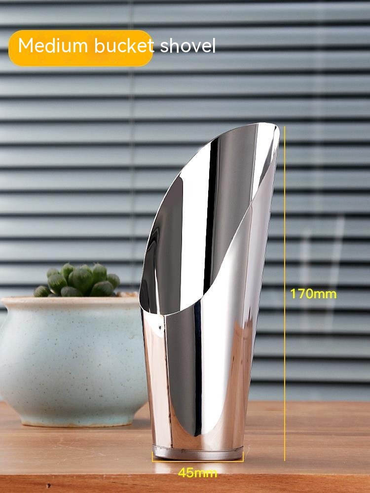 Pelle en Acier Inoxydable pour Terreau - Pelle à Plantes Robuste pour le Jardin et le Balcon