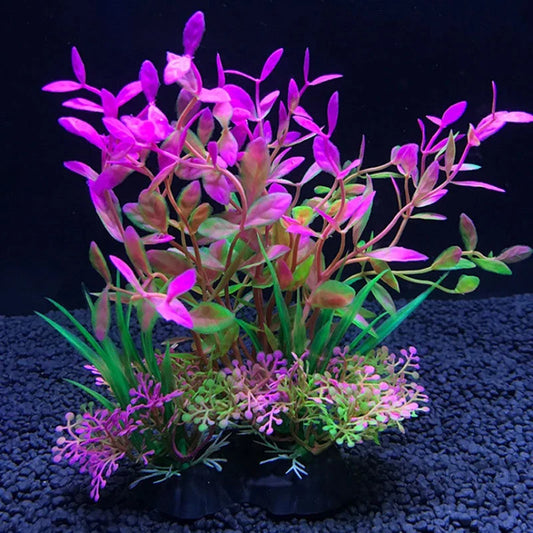 Plantes D' Aquarium Artificielles - Décoration Réaliste pour Aquarium en Différentes Couleurs